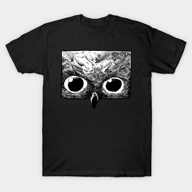 Owl Eyes T-Shirt by Carlos CD